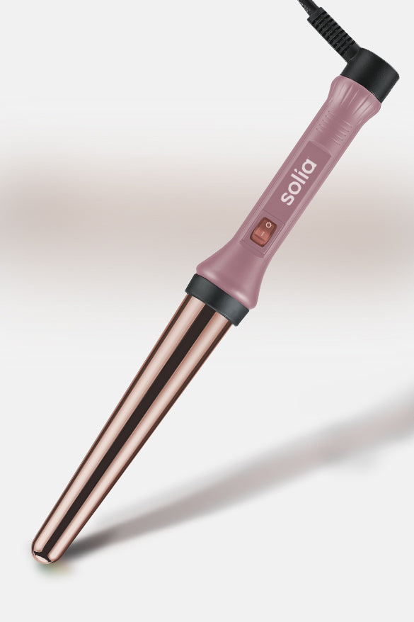 Rose Gold Titanium Professional Curling Wand 19/32mm - Pink