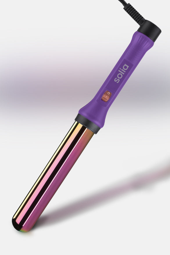 Prismatic Titanium Professional Curling Wand 32mm Purple SOLIA